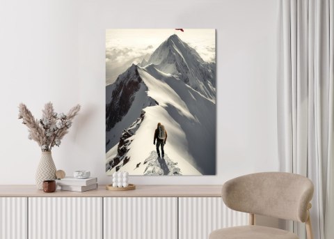 Plakat Górska Przygoda Zdobywanie Szczytu