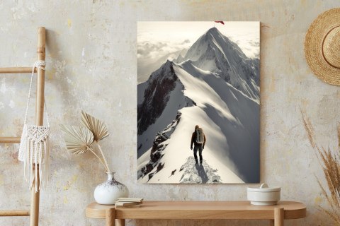 Plakat Górska Przygoda Zdobywanie Szczytu