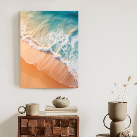 Plakat Tropikalna Plaża I Turkusowe Fale