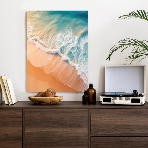 Plakat Tropikalna Plaża I Turkusowe Fale