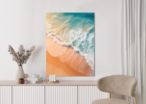 Plakat Tropikalna Plaża I Turkusowe Fale