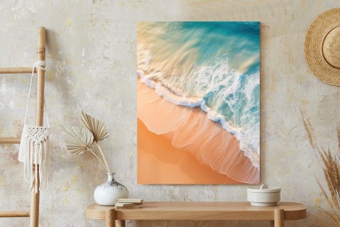 Plakat Tropikalna Plaża I Turkusowe Fale