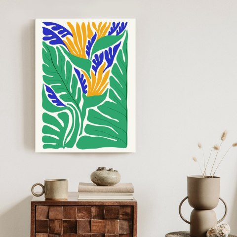 Plakat Abstrakcyjne Roślinki W Stylu Matisse