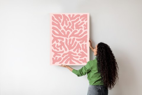 Plakat Abstrakcyjne Rośliny Botaniczny Wzór W Stylu Matisse