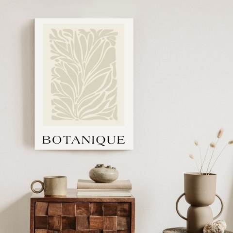 Plakat Botaniczna Kompozycja Z Liści Retro