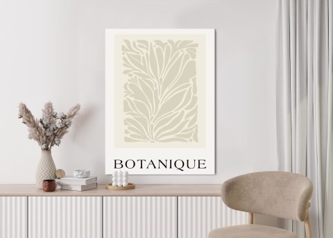 Plakat Botaniczna Kompozycja Z Liści Retro