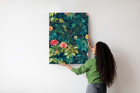 Plakat Dzikie Róże Akwarela