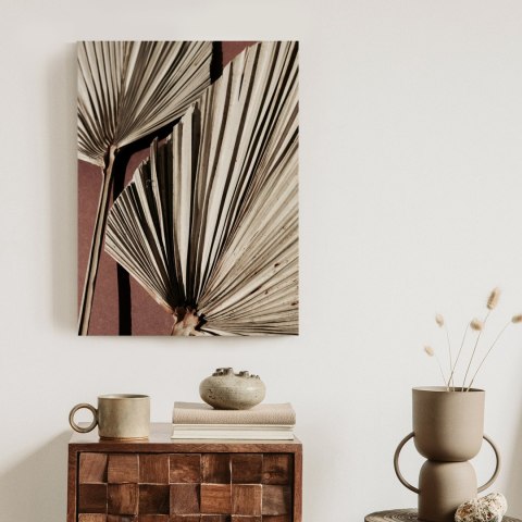 Plakat Egzotyczne Liście Palmowe Z Bliska