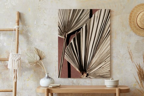 Plakat Egzotyczne Liście Palmowe Z Bliska