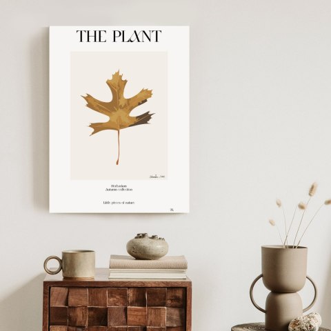 Plakat Jesienny Liść W Zielniku