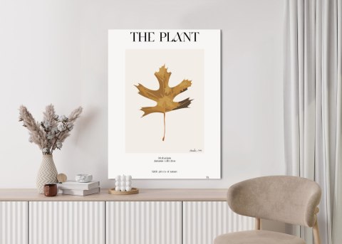 Plakat Jesienny Liść W Zielniku