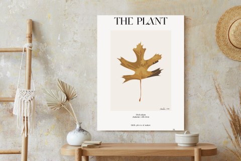 Plakat Jesienny Liść W Zielniku