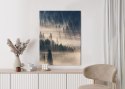 Plakat Mglisty Górski Las Natura