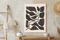 Plakat Minimalistyczna Roślina Modny Wzór