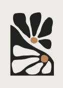 Plakat Minimalistyczne Dwukolorowe Kwiaty