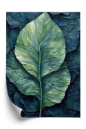 Plakat Natura Abstrakcyjny Zielony Liść