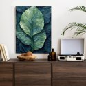 Plakat Natura Abstrakcyjny Zielony Liść