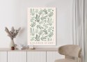 Plakat Retro Botaniczny Deseń Inspirowany Matisse