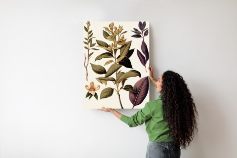 Plakat Vintage Roślina Lecznicza