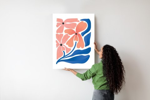 Plakat Wiosenne Kwiaty Abstrakcja