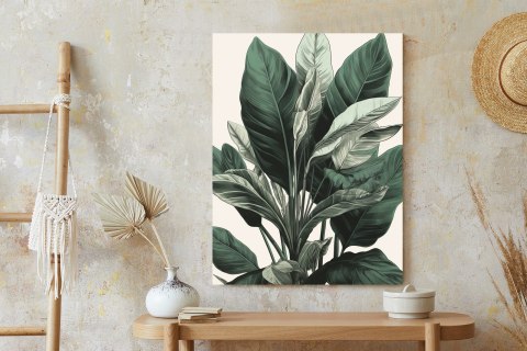 Plakat Zielona Roślina Filodendron