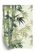 Plakat Bambus Z Jasnymi Liśćmi