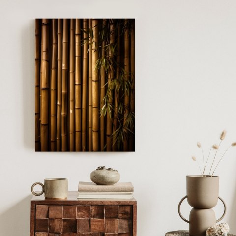 Plakat Bambusowa Ściana