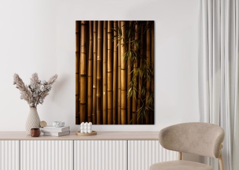 Plakat Bambusowa Ściana