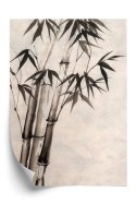 Plakat Bambusy Na Starym Papierze
