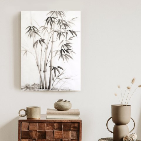 Plakat Brązowy Bambus