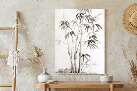 Plakat Brązowy Bambus