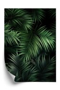 Plakat Ciemne Liście Bambusowe