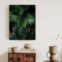 Plakat Ciemne Liście Bambusowe