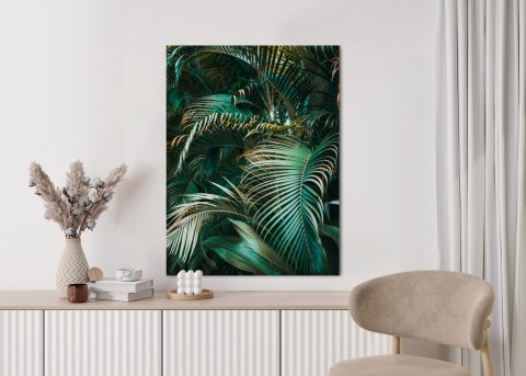 Plakat Gęste Liście Palmowe Palmy