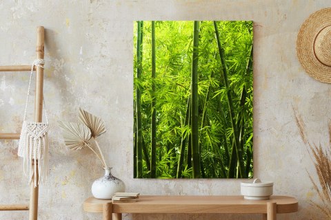 Plakat Gęsty Las Bambusowy