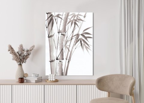 Plakat Jasne Pastelowe Bambusy