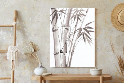 Plakat Jasne Pastelowe Bambusy