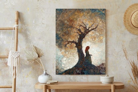 Plakat Kobieta I Drzewo Życia