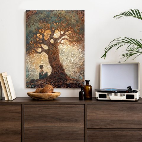 Plakat Kobieta Przy Drzewie Życia