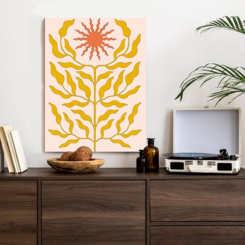 Plakat Minimalistyczna Roślina W Stylu Boho