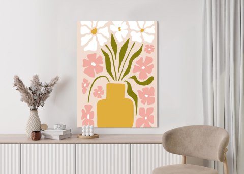 Plakat Nowoczesny Wazon Z Kwiatami