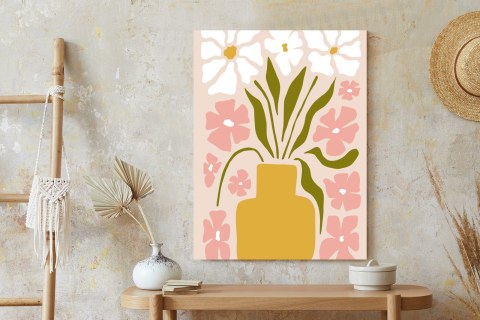 Plakat Nowoczesny Wazon Z Kwiatami