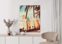 Plakat Palmy Z Deskami Surfingowymi