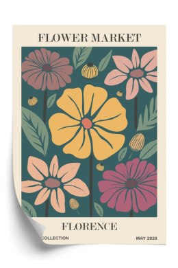 Plakat Trag Kwiatowy Florencja