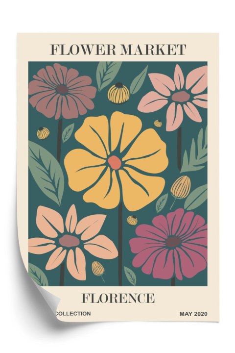 Plakat Trag Kwiatowy Florencja