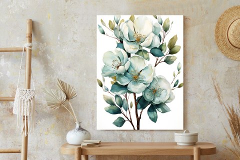 Plakat Wiązanka Białych Kwiatów