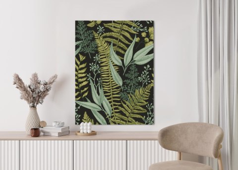 Plakat Wzór Roślinny W Stylu Vintage