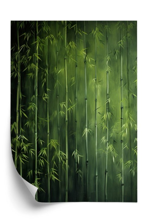 Plakat Zielony Las Bambusowy