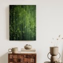 Plakat Zielony Las Bambusowy