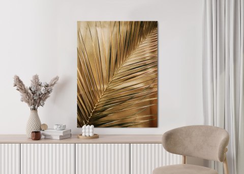 Plakat Złota Palma Liście